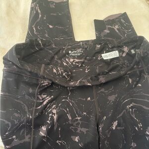 Athleta Black Swirl Leggings